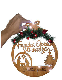 Coroniță Decorativa Personalizata Craciun